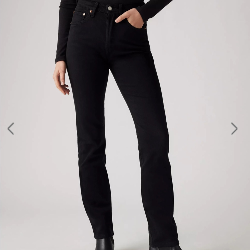 NWOT Levi’s 501 Original Women’s Black Jeans